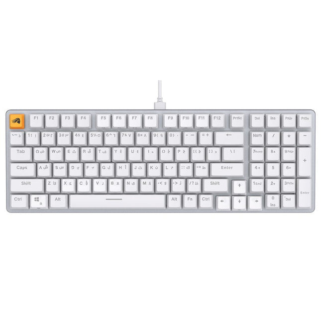 Glorious GMMK2 Full Size 96% Pre-Built Wired RGB Mechanical Gaming Keyboard (Arabic Layout)