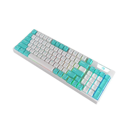 MARVO KG972W EN-WH-P 2.4G Wired/2.4G/Wireless Mechanical Gaming Keyboard