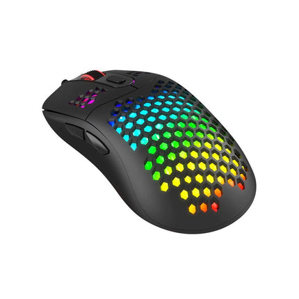 MARVO G925 Honeycomb Shell Wired RGB Gaming Mouse - Black