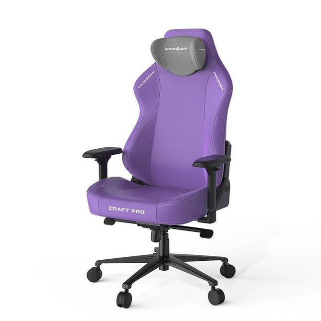 DXRacer Craft Pro Classic Gaming Chair High-Density Memory Foam, Adjustable 4D Armrests - Violet