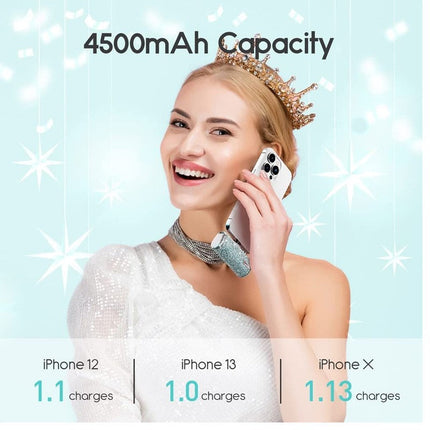 iWalk Link Me Plus Pocket Battery 4500mAh For iPhone - Blue Diamond