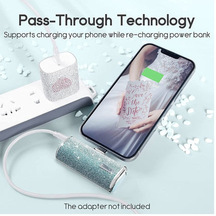 iWalk Link Me Plus Pocket Battery 4500mAh For iPhone - Blue Diamond