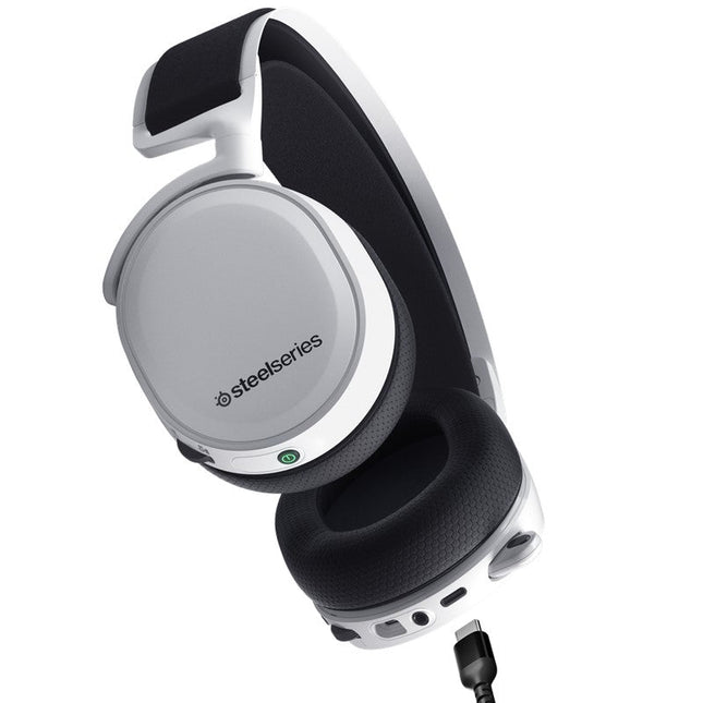 SteelSeries Arctis 7+ Wireless Gaming Headset for PC, PS5/PS4, Switch and Android - White