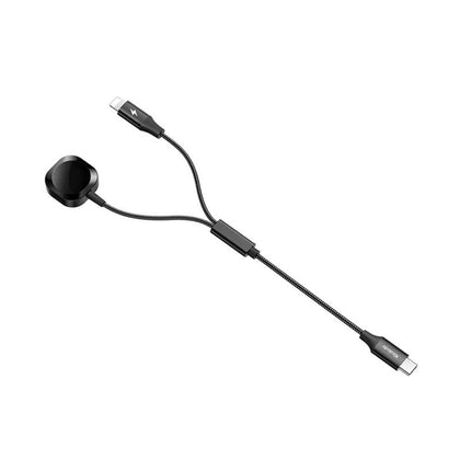 Mcdodo 2 in 1 Cable For iPhone and Apple Watch - Black