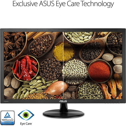 Asus VP228HE 21.5" FHD TN, 60Hz, 1ms, Low Blue Light, Flicker Free Gaming Monitor