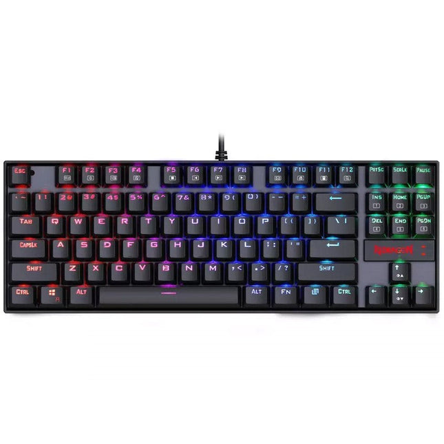 Redragon KUMARA K552 RGB-1 TKL Tenkeyless Wired Mechanical Gaming Keyboard (Arabic Layout) - Black