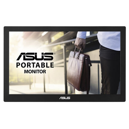 Asus MB168B Portable USB Monitor - 16"  (15.6" Viewable), HD, USB-Powered, Ultra-Slim, Smart Case