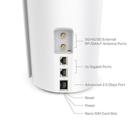 TP-Link Deco X50-5G (1-Pack), 5G AX3000 Whole Home Mesh Wi-Fi 6 Router
