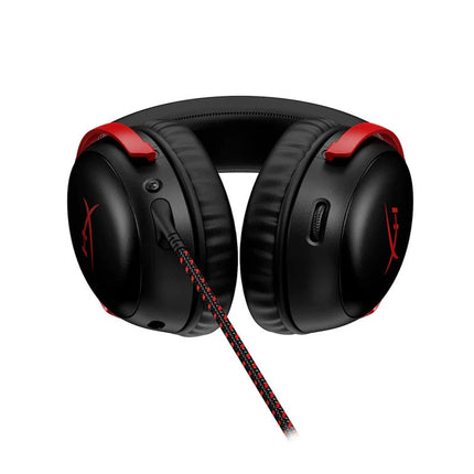 HyperX Cloud III DTS Headphone:X Spatial Audio Wired Gaming Headset for PC, PS5, PS4, Xbox One, Switch - Black/Red