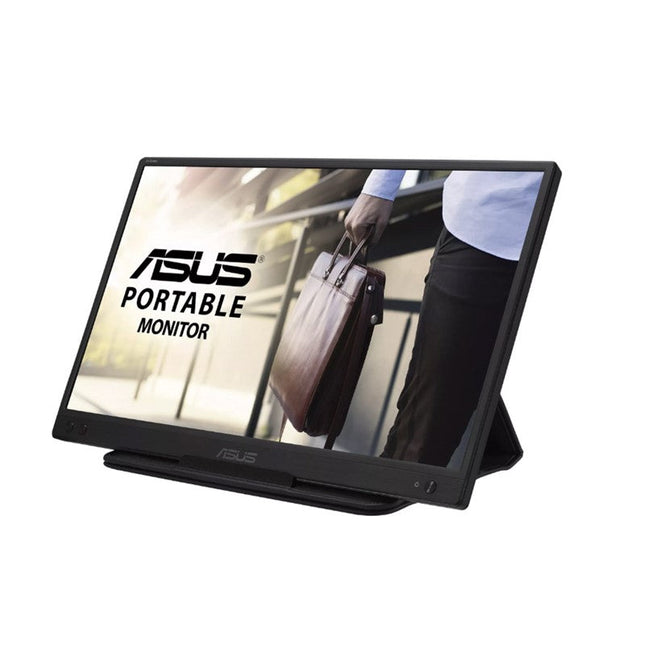 Asus ZenScreen MB166C Portable USB Monitor - 16" (15.6" viewable), Full HD, IPS, 5 ms, USB Type-C, Flicker Free, Blue Light Filter, Anti-Glare Surface