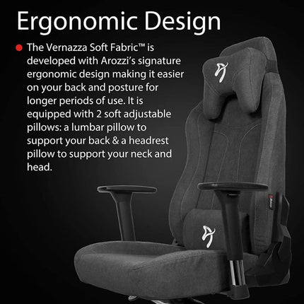 Arozzi Vernazza Gaming Chair Soft Fabric