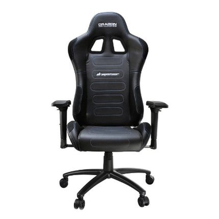 Dragon War GC-003 Ergonomic Racing Chair, 2D Armrest - Black