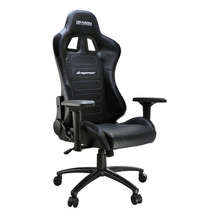 Dragon War GC-003 Ergonomic Racing Chair, 2D Armrest - Black
