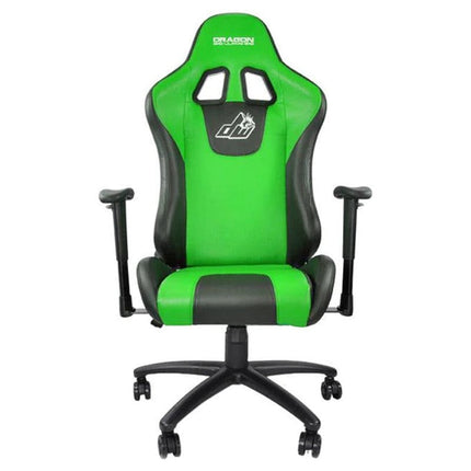 Dragon War GC-004 Ergonomic Racing Chair, 2D Armrest Green/Black