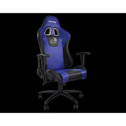 Dragon War GC-004 Ergonomic Racing Chair, 2D Armrest Blue/Black