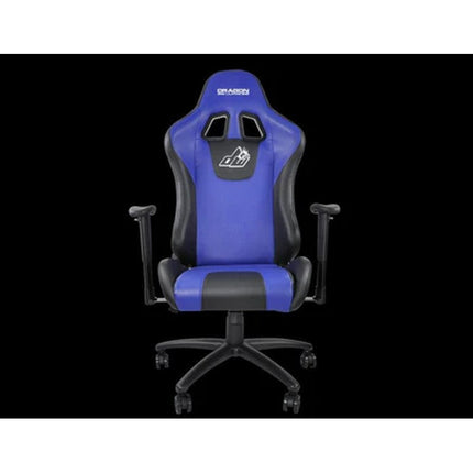 Dragon War GC-004 Ergonomic Racing Chair, 2D Armrest Blue/Black