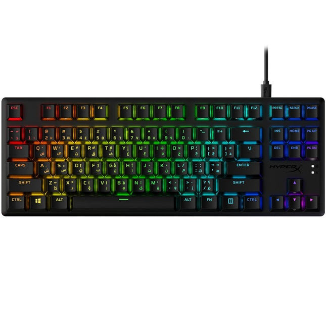 HyperX Alloy Origins Core PBT RGB Wired Mechanical Gaming Keyboard (Linear Red Switch) - Black