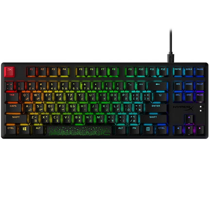 HyperX Alloy Origins Core PBT RGB Wired Mechanical Gaming Keyboard (Linear Red Switch) - Black