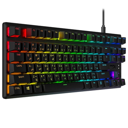 HyperX Alloy Origins Core PBT RGB Wired Mechanical Gaming Keyboard (Linear Red Switch) - Black