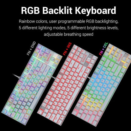 Redragon KUMARA Mechanical Wired Mechanical Gaming Keyboard - Red Switch