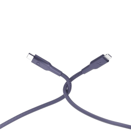Powerology New Braided Type-C to Lightning Cable 1.2M PD 60W, Purple, P23BRCL12PU