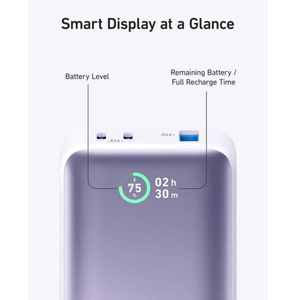 Anker Power Bank, 533 Power Bank (PowerCore 30W), Power IQ 3.0 Portable Charger with PD 30W Max Output, 10000mAh Battery Pack