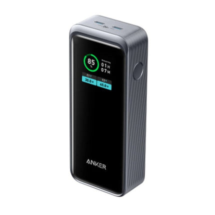 Anker Prime Power Bank, 12000mAh USB-C Port Portable Charger with 130 Watts Output, Smart Digital Display, Black