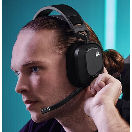 Corsair HS80 RGB USB Wired Gaming Headset for PC - Carbon