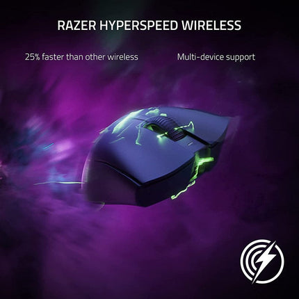 Razer DeathAdder V3 Pro Ultra-lightweight Wireless Ergonomic Esports Mouse Classic Base - White