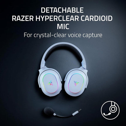 Razer Barracuda X Chroma Wireless Multi-Platform Gaming Headset for PC, PS4/PS5, Switch - White