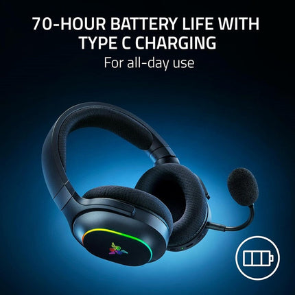 Razer Barracuda X Chroma Wireless Multi-Platform Gaming Headset for PC, PS4 & PS5, Switch - Black