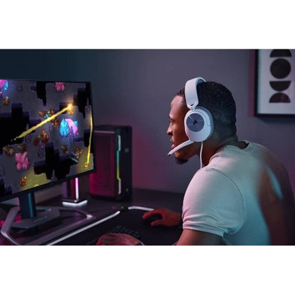 Corsair HS55 SURROUND Wired Gaming Headset for PC, PS5, Xbox & Mobile - White