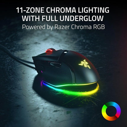 Razer Basilisk V3 35K Fully Customizable Ergonomic Wired RGB Gaming Mouse - Black