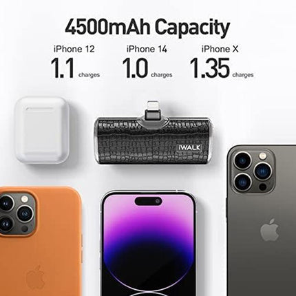 iWalk Link Me Plus Leather Coated Pocket Battery 4500mAh for iPhone