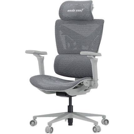 Andaseat X-Air Pro Mesh Gaming Chair, PA Plastic, Mesh Fabric, XL Size - White