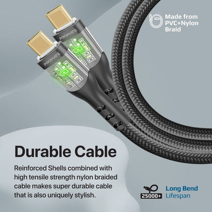 Promate TransLine CC 60W PD USB-C Cable