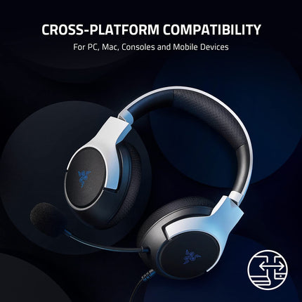 Razer Kaira X Wired Headset for PlayStation 5 / PC - White
