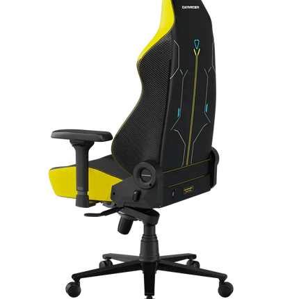 DXRacer MARTIAN Series Electric Adjustable Backrest XL Gaming Chair - Black/Yellow