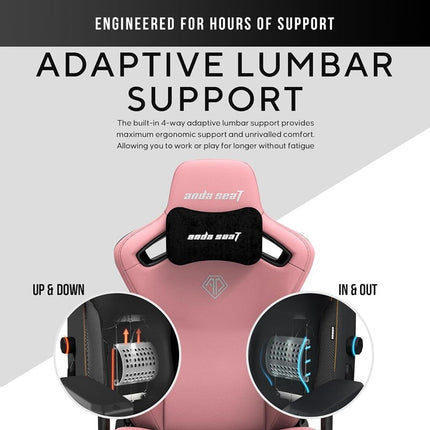 Andaseat Kaiser 3 L Gaming Chair - Pink