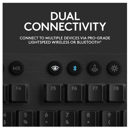 Logitech G915 LIGHTSPEED Wireless RGB Mechanical Gaming Keyboard - Tactile