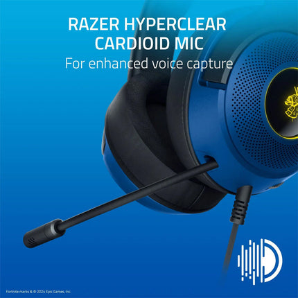Razer Kraken V3 X Wired USB RGB Gaming Headset for PC and PS4 - Fortnite Edition