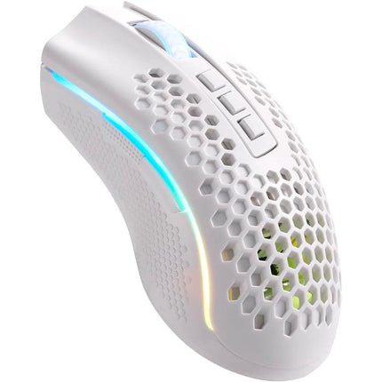 Redragon M808-KS Storm Pro Dual Mode Wired & Wireless RGB Gaming Mouse - White
