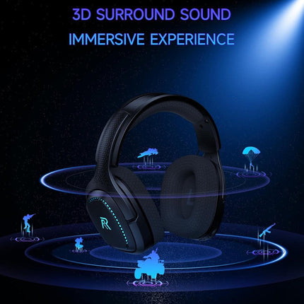 RYR Captain 700 Wireless Gaming Headset, for PS4 / PS5 / Nintendo Switch / PC - Black