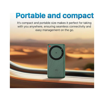 ZTE 5G Portable WiFi Mobile Router U30 Air, Intelligent Dual Network up to 650Mbps, NFC One Touch Connect, 4500mAh Large Battery Unlock - Global Version