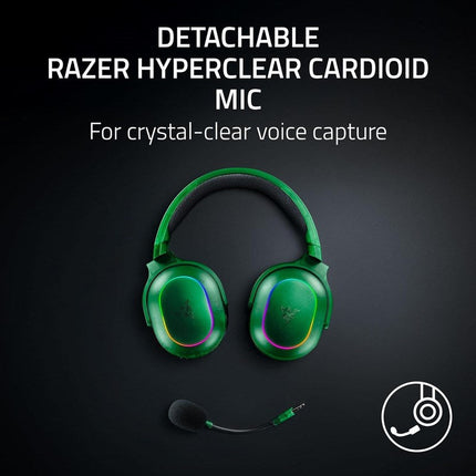 Razer Barracuda X Chroma Wireless Multi-Platform Gaming Headset for PC, Mac, PS4/PS5, Switch, Steam Deck and Mobile - Phantom Green Edition