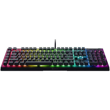 Razer BlackWidow V4 X Mechanical Gaming Keyboard with Razer Chroma RGB Green Swith  (Arabic Layout) - Black