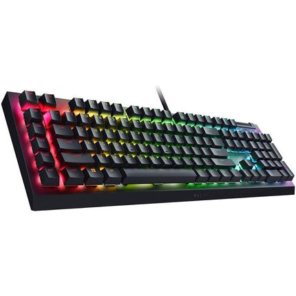 Razer BlackWidow V4 X Mechanical Gaming Keyboard with Razer Chroma RGB Green Swith  (Arabic Layout) - Black
