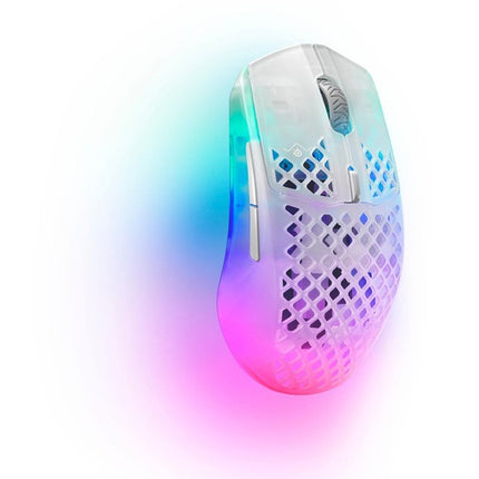 SteelSeries Aerox 3 (2022) Ultra Lightweight RGB Wireless Gaming Mouse - Ghost