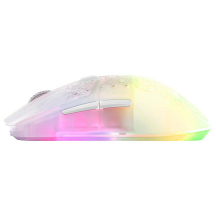 SteelSeries Aerox 3 (2022) Ultra Lightweight RGB Wireless Gaming Mouse - Ghost