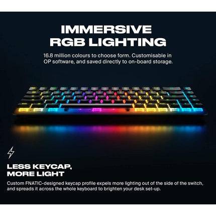 Fnatic STREAK65 - Compact RGB Gaming Mechanical Keyboard